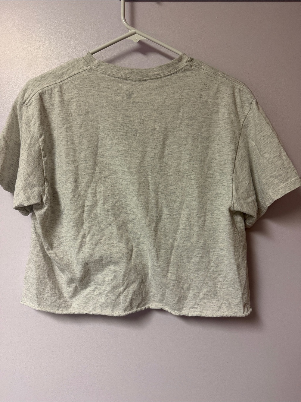 Junk Food crop MTV Gray Tee with Multicolor Logos - Picture 2 of 4